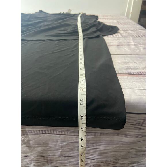 Chicos 1 Tank Dress Womens M Black Sleeveless Keyhole Back Stretch - Picture 7 of 11